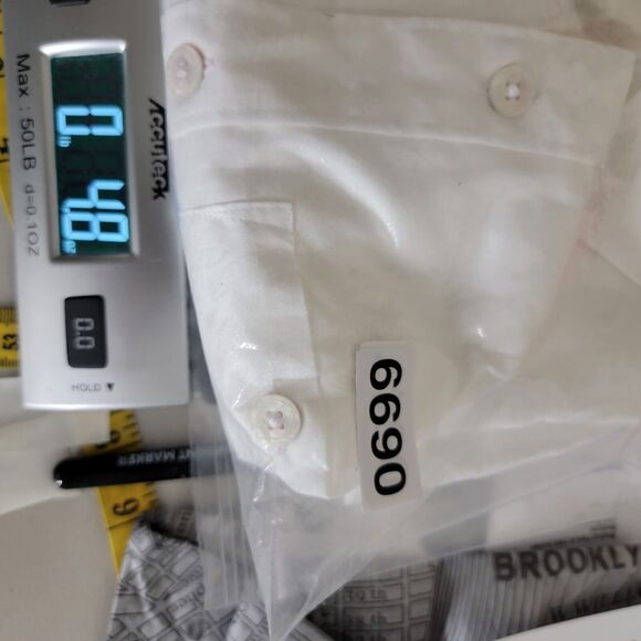 Todd Snyder Summerweight Favorite Button Down Shirt size XS White NWT $148 - Picture 12 of 12